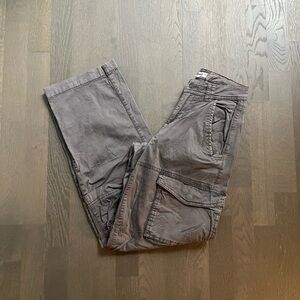 Garage charcoal Grey baggy cargo pants